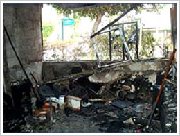 Fire in an Auto Parts Production Facility 